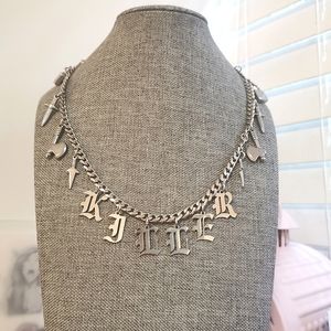 New "Killer" 304 Stainless Steel Axe Kunai Dagger Lock Necklace